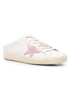 Super Star Sabot Leather Upper Suede Star